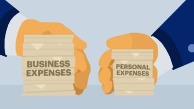 Separate business and personal finances