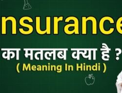 Insurance Hindi Meaning