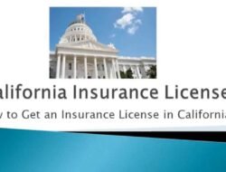 Insurance License California